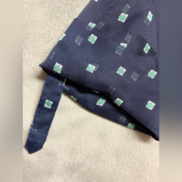 Hollister Navy Sheer Boho Embroidered Blouse Women’s Small Long Sleeve Top - Picture 15 of 16